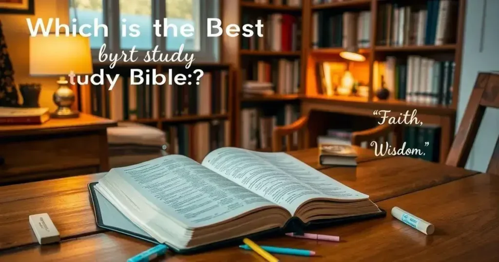 Qual é a Melhor Bíblia de Estudo? Descubra Aqui!